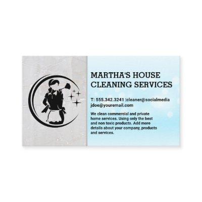 Maid Cleaning Logo | Home Services