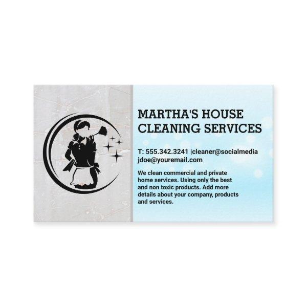 Maid Cleaning Logo | Home Services