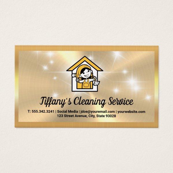 Maid Logo | Spray Bottle Logo | Sparkles