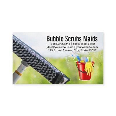 Maids | Squeegee Cleaning Window