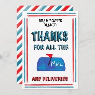 Mail Carrier | Postie Thank You For All The Mail