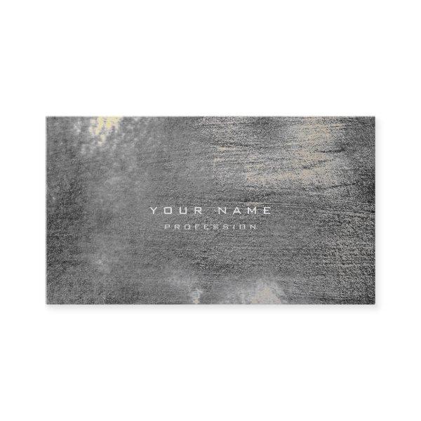 Make a Bold Statement with Silver Grungy Monochrom