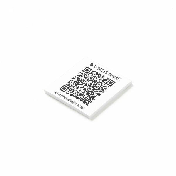 Make a Business QR Code Instantly & Editable Text Post-it Notes