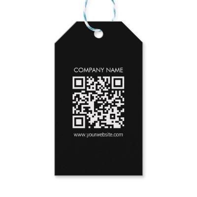 Make a QR code instantly | Modern simple design Gift Tags