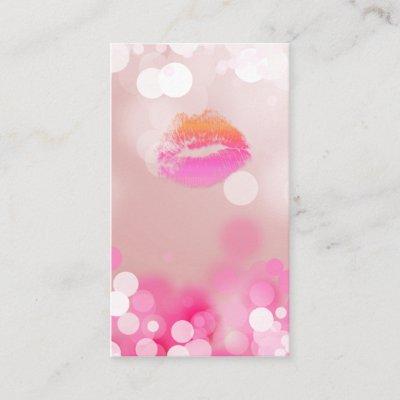 Make up Artist  Pink Lips & Lights