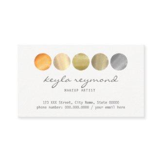 make-up colors palette / makeup artist