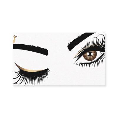 Makeup artist Beauty Salon Lash Extension wink eye