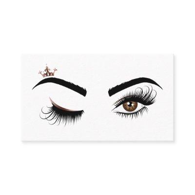 Makeup artist Beauty Salon Lash Extension wink eye