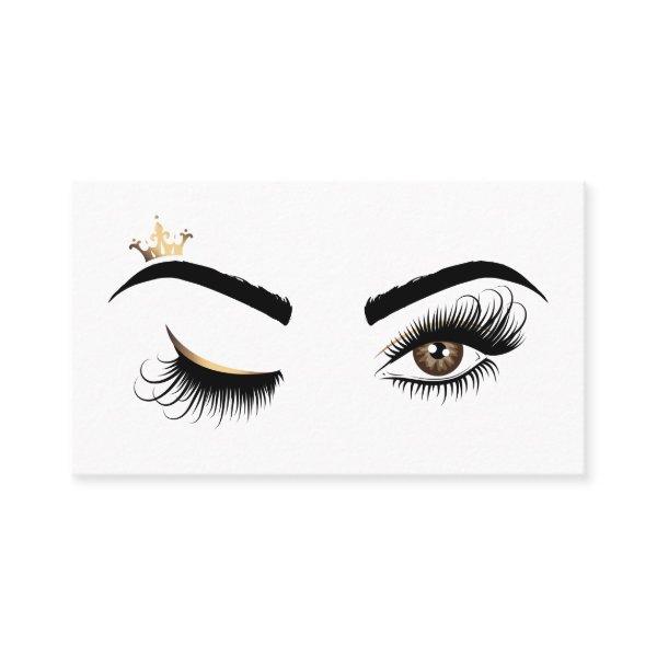 Makeup artist Beauty Salon Lash Extension wink eye