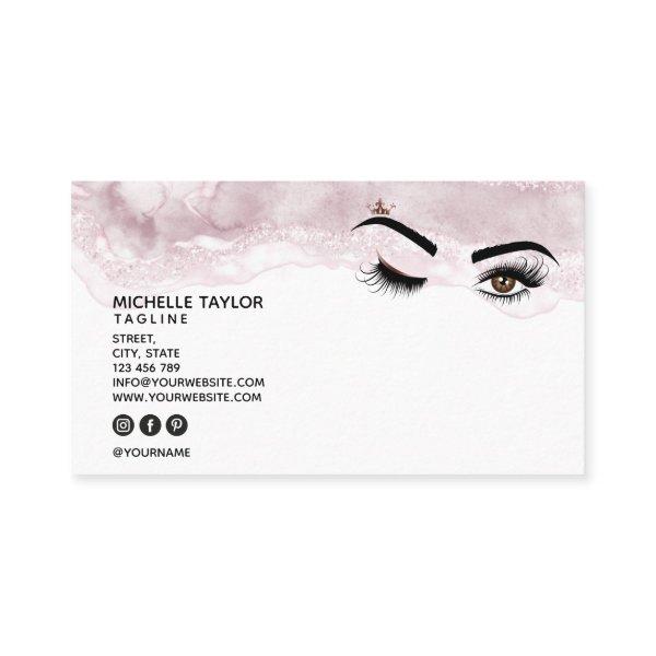 Makeup artist Beauty Salon Lash Extension wink eye