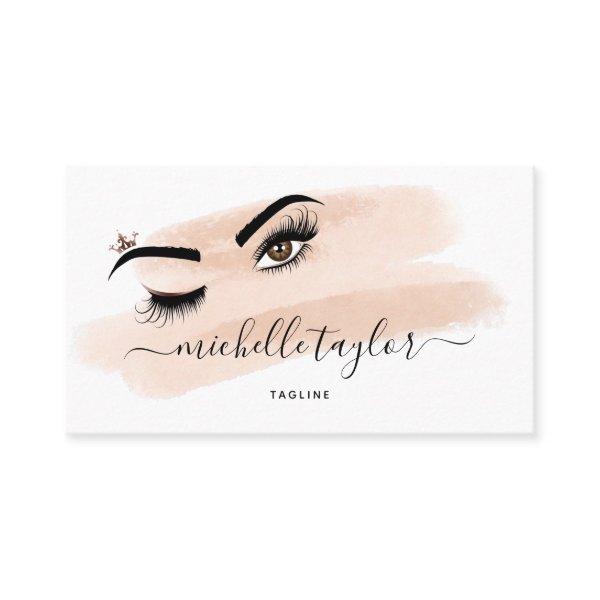 Makeup artist Beauty Salon Lash Extension wink eye