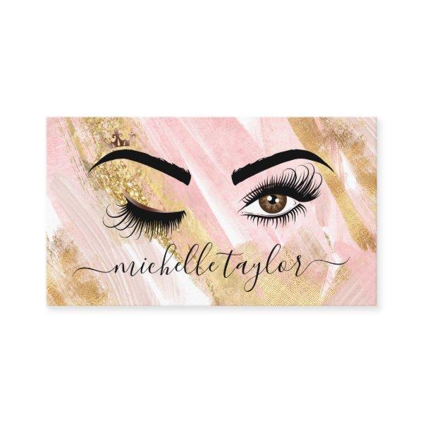 Makeup artist Beauty Salon Lash Extension wink eye