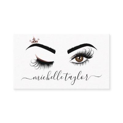 Makeup artist Beauty Salon Lash Extension wink eye