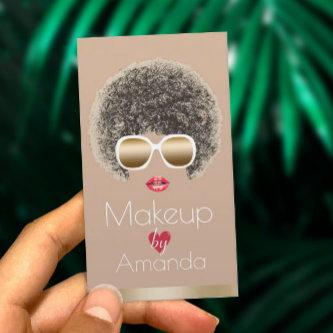 Makeup Artist Chic Beauty in Sunglasses Modern