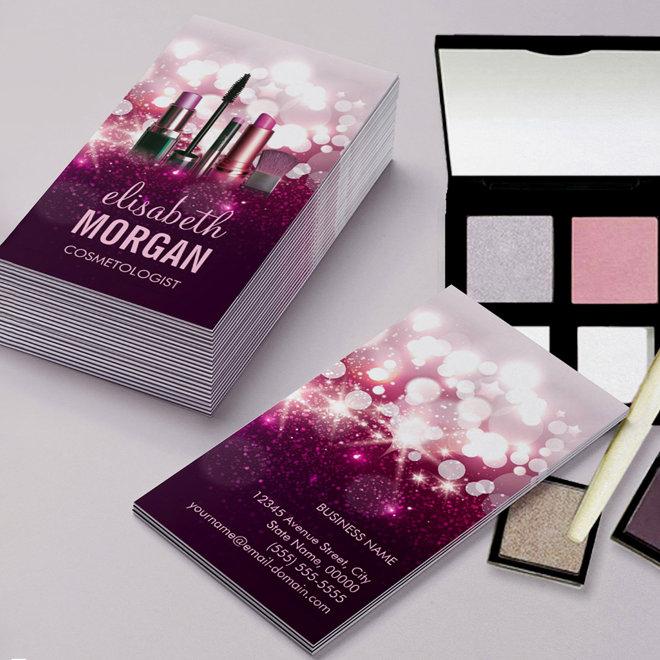 Makeup Artist Cosmetician - Pink Beauty Glitter