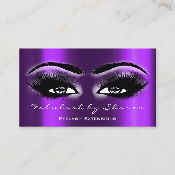 Makeup Artist Eyebrow Eyelash Plum Purple Lux