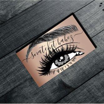 Makeup Artist Eyelash Hair Brows QR Code Rose