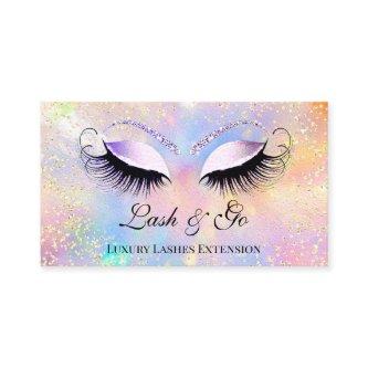 Makeup Artist Eyelashes Brows Holograph Gold