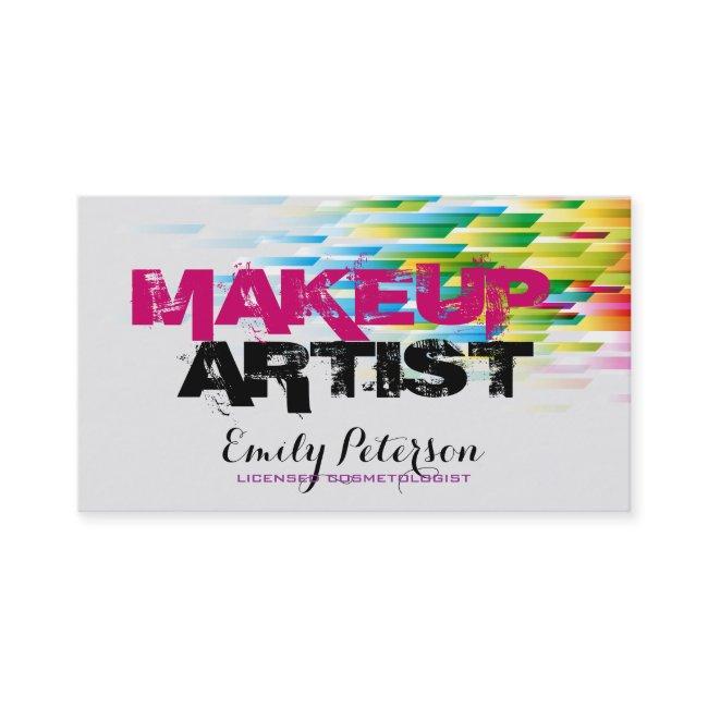 Makeup Artist Geometric Shapes Color Burst Busines