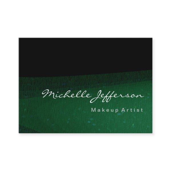 Makeup Artist Green Black Chubby