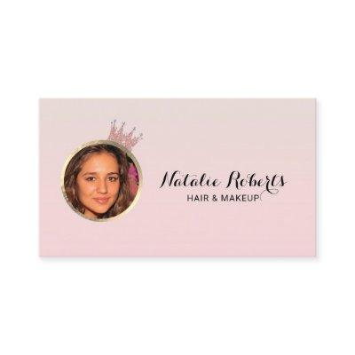 Makeup Artist Hair Stylist Pastel Pink Queen Photo