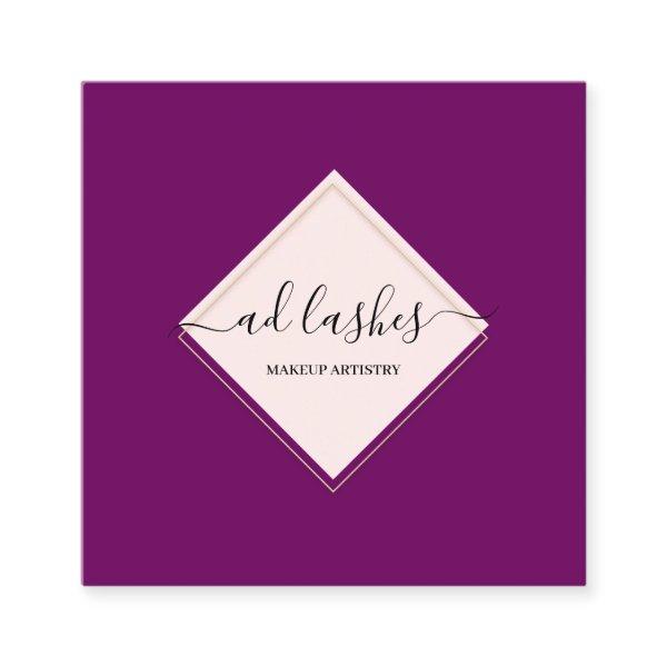 Makeup Artist Lashes Beauty Beautique Berry Rose  Square
