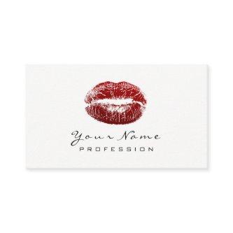 Makeup Artist Lips Beauty Red Lipstick Black White