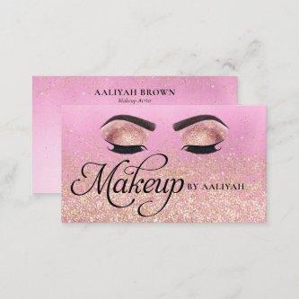 Makeup Artist Luxury Pink Glam Gold MUA Salon