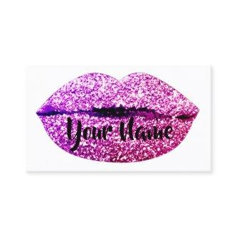 Makeup Artist Magent Rose Kiss Lips Sugar Glitter