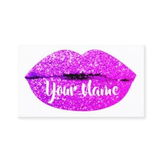 Makeup Artist Magenta Pink Kiss Lips Sugar Glitter