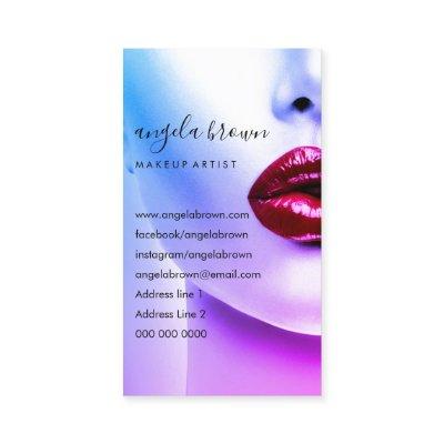 Makeup Artist Photo big lips glossed lipstick