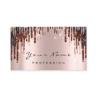 Makeup Artist Rose Chocolate Wax Appointment Card