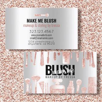 Makeup Artist Rose Glitter + Metallic Platinum Ice