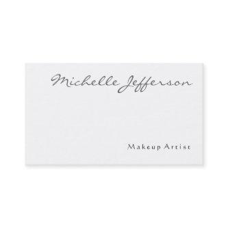 Makeup Artist Script Black White