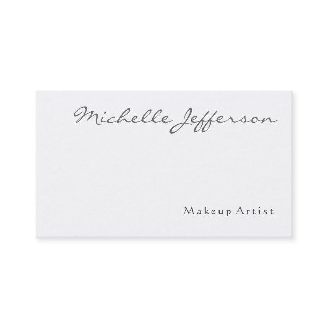 Makeup Artist Script Black White