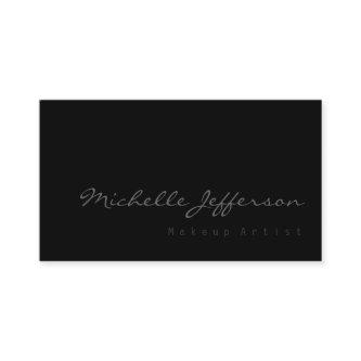 Makeup Artist Script Grey Black