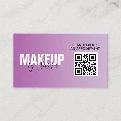 Makeup Beauty QR Code Scan to Book Appointment