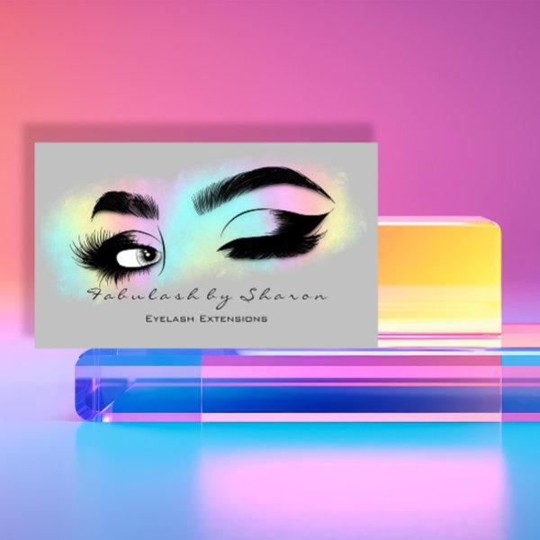 Makeup Eyelash QR CODE Logo Microblading Brows