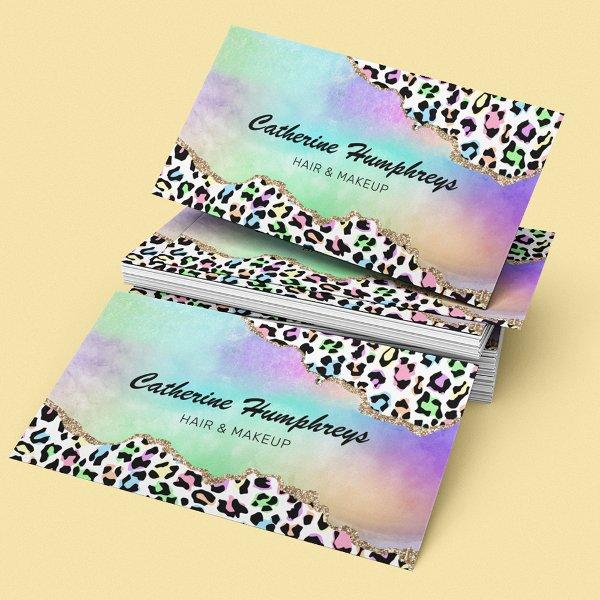 Makeup & Hair Salon Leopard Print
