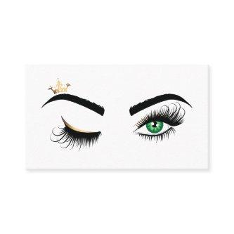 Makeup Wink Eye Green Beauty Salon Lash Extension