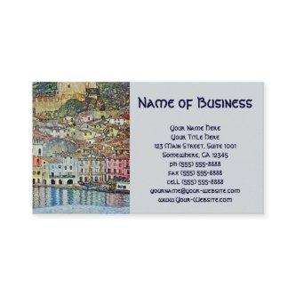 Malcesine on Lake Garda, Gustav Klimt, Vintage Art
