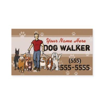 Male Dog Walker Dog Trainer Walking Custom Promo P