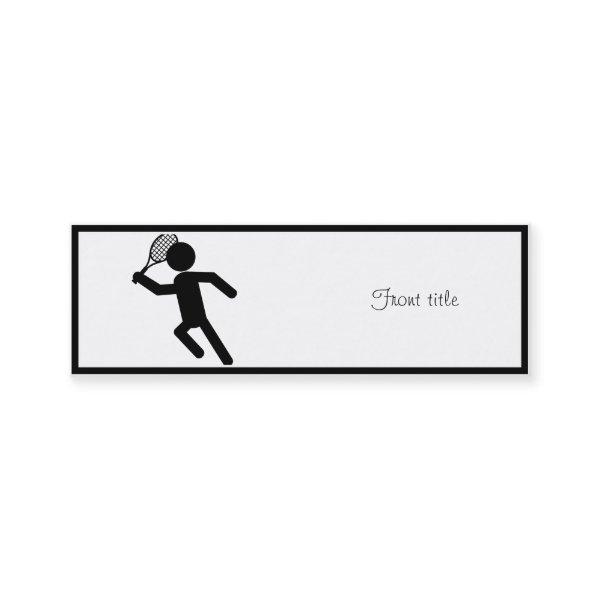 Male Tennis Player - Tennis Symbol Mini