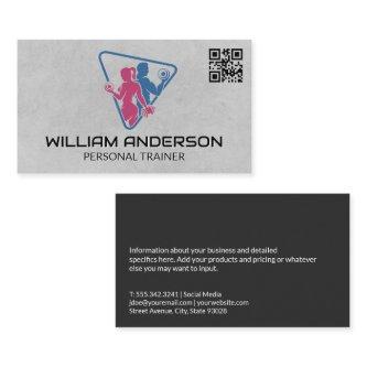 Man and Woman Working Out | QR Code
