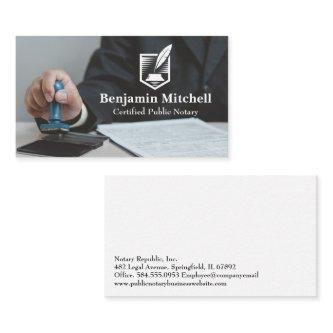 Man Stamping Approval for Business Documents
