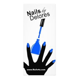 MANICURE PEDICURE Coupon Menu blue