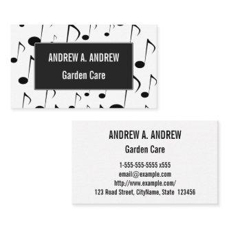 Many Musical Notes Pattern