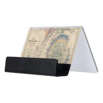 Map of the State of Michigan Desk  Holder