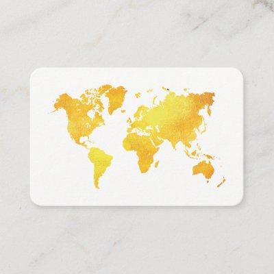 Map of the World (Gold)