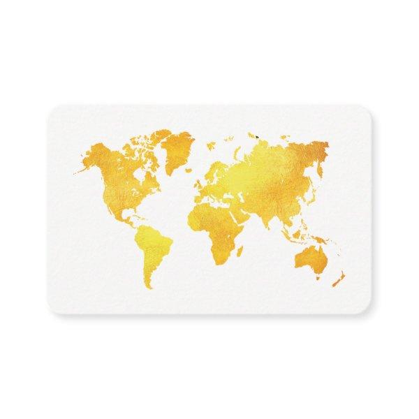 Map of the World (Gold)